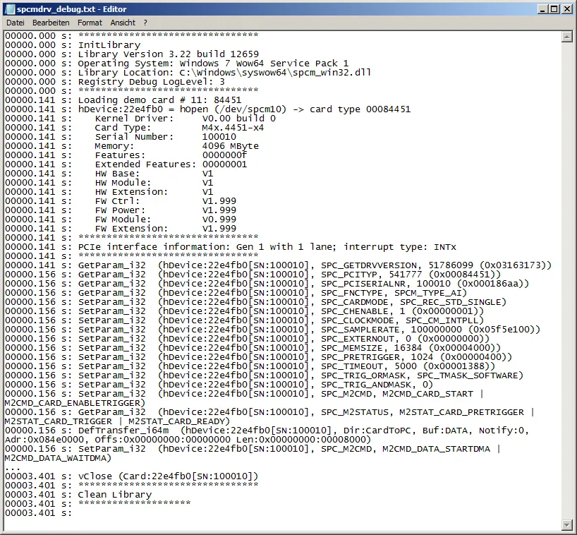 Log File Examples